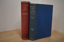 Travel. Two titles: Enriquez, major C. M. - Ceylon Past and Present. London: Hurst & Blackett,