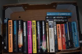 Literature. Ian Rankin. A large selection on novels, both hardbacks and softbacks. Some 1st