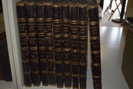 Illustrated London News. A selection of bound volumes, dates: 1842-1846. Bindings worn. (9)