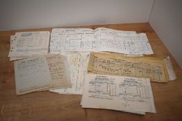 Ephemera. Furness Railway. A selection of loose Consignment Notes; Delivery Notes; Way-Bills;