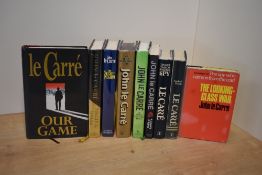 Literature. John Le Carre. Selection of novels. Tinker Tailor is a 3rd impression, otherwise 1st