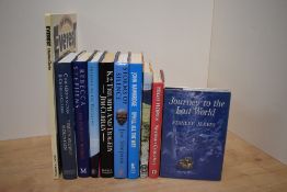 Mountaineering. Signed Copies. A selection of hardbacks in dust jackets. Each signed or inscribed by