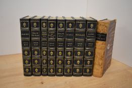 Literature. Fine Binding. George Eliot [Mary Anne Evans]. The Novels of George Eliot. Edinburgh: