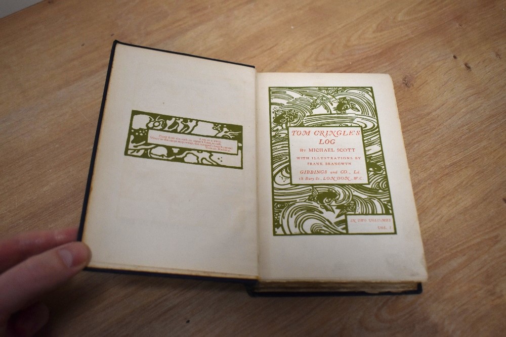 Travel/Maritime. Scott, Michael - Tom Cringle's Log. London: Gibbings and Co. Ltd. 1894. In two - Image 2 of 2