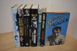 Sport Biographies. Signed/Inscribed copies. Hardbacks in dust jackets. (7)