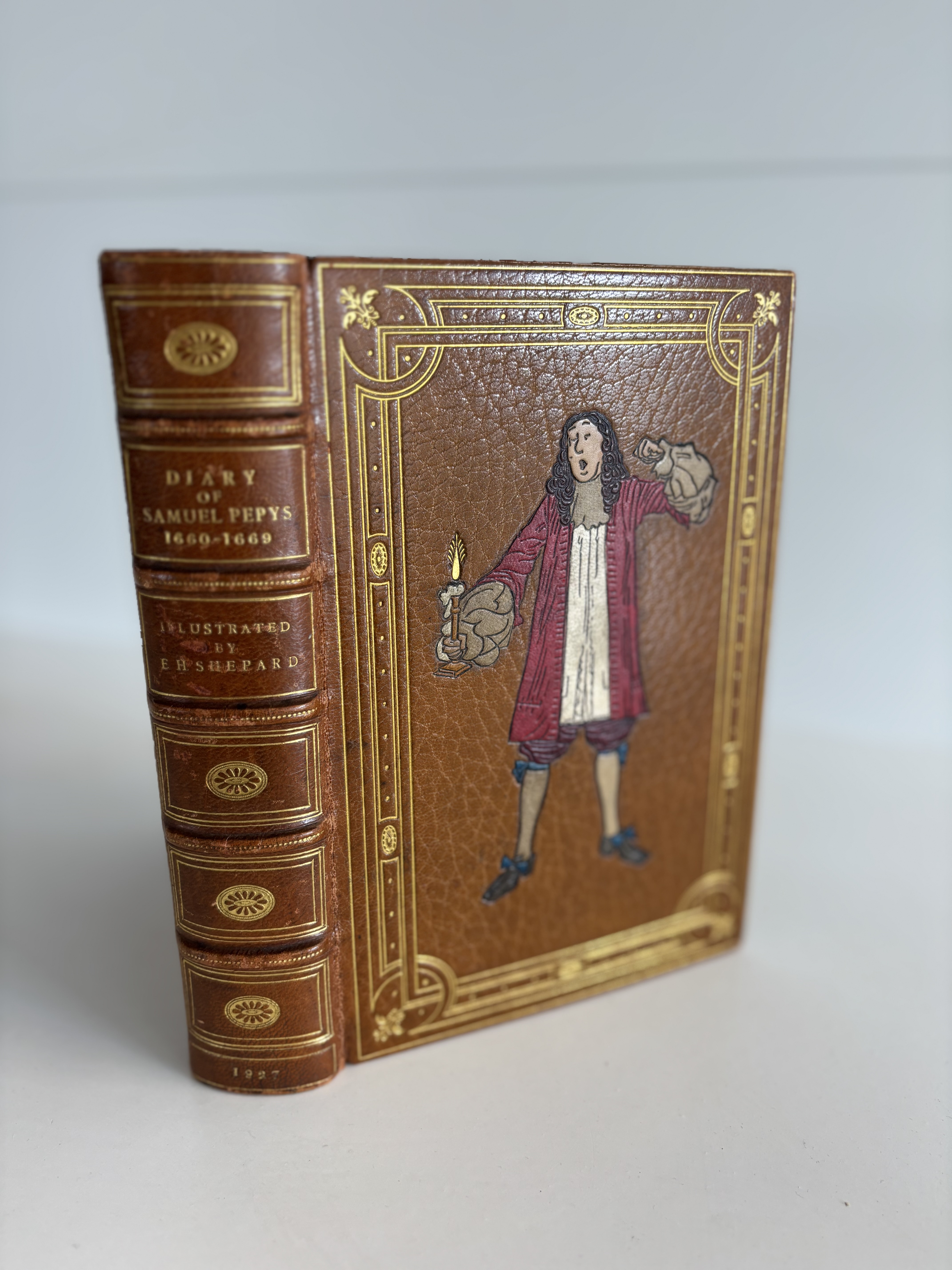 Fine Binding. Morshead, O. F. [ed.] - Everybody's Pepys: The Diary of Samuel Pepys 1660-1669. - Image 3 of 7