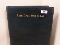 GB 2010-18 COLLECTION OF POST AND GO SETS IN ALBUM £225+ FACE Album with good run of the Post and go