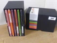 GB 2003 VICTORIAN SILVER STAMP INGOT SET IN BOXED Box 6 folders each with a silver ingot of a
