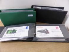 THEMATICS: RAILWAYS & TRAINS, GB COLLECTION OF TRAIN COVERS TO 2010's 3 albums of railway covers,