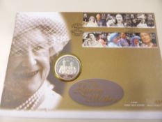 ISLE OF MAN 2000 WOMAN OF THE CENTURY 1 SILVER CROWN ENCAPSULATED COIN COVER Mercury coin cover from