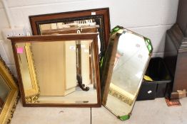 A selection of vintage mirrors