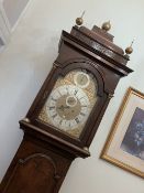 A fine 19th Century (probably George III) long case clock, having walnut case, 8 day movement and