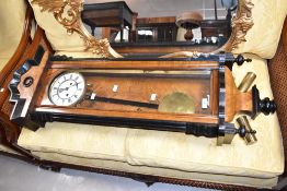 A 19th Century Vienna style wall clock