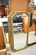 Three vintage wall mirrors