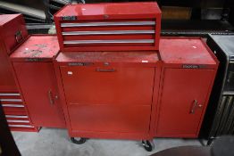 A Clarke/stack on tool trolley