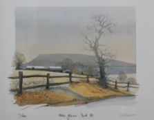After Geoffrey Cowton (British 1900-2000) a limited edition colour print 'October Afternoon - Pendle