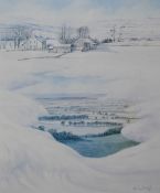 After Neil Simone (British b.1947) limited edition colour print entitled 'Upon clouds of snow' 722/
