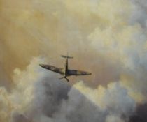 After David Shepherd (British 1931-2017) a limited edition colour print 'Immortal Hero' a solitary