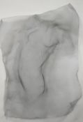 Lindsey Keeling (British contemporary) sculpted metal mesh artwork 'Dancer II' depicting a nude