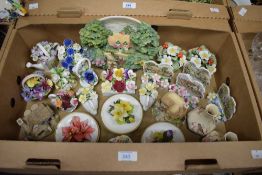 A collection of assorted posies including a Royal Albert Peter Rabbit watering can posy, Royal