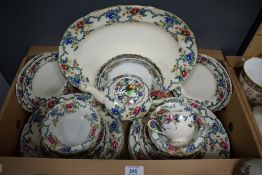 A Royal Cauldron Victoria part dinner/tea service consisting of 28 pieces.