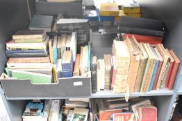 A large group of books, to include Captain Cook's Voyages and Life, The Wind in the Willow's,