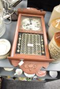 A reproduction 31 day wall clock, having silvered dial and Roman numerals, h58cm