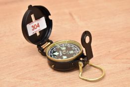 A Japanese YCM military style lensatic compass