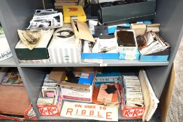 A large quantity of vintage locomotive and travel photography, sold together with various post