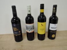 Four bottles of World Wine, Fairtrade Bonarda Malbec 2022 Famatina Valley Argentina, 13% vol,
