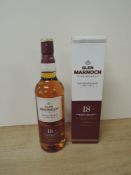A bottle of Glen Marnoch Cask Reserve 18 Year Old Highland Single Malt Scotch Whisky, Limited