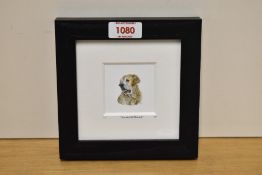 After Christopher Nelson (contemporary) artists proof colour print 'Golden Retriever' entitled and