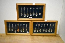 A collection of twenty-one commemorative/souvenir spoons, to include Coronation 1937, Dusseldorf and
