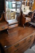 A Victorian mahogany dressing table