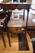 A 19th Century mahogany night stand