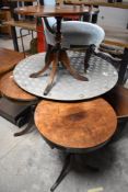 Three reproduction occasional tables