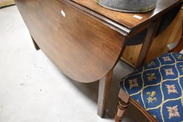A 19th Century mahogany gateleg dining table