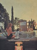 After Brian Duffy (British 1933-2010) colour print vintage Smirnoff vodka advertisement, showing a