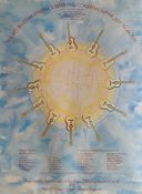 Andres Segovia, Master Classes and Commemorative July 16-25 1986 advertising poster, presented by