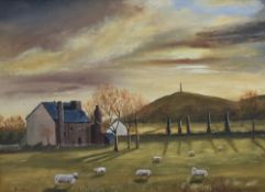 Local interest* Brain A. Ashburner (British 20th Century) acrylic on canvas, local scene with