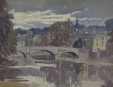 Local interest* E.M Bottomley (British 20th/21st century) watercolour 'Miller Bridge, Kendal' signed