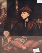 After Lang Shihning (Giuseppe Castiglione Italian 1688-1766) a contemporary Chinese coloured
