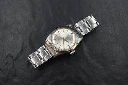 A Tudor by Rolex automatic wristwatch, the silver dial having baton numerals marked Tudor Oyster