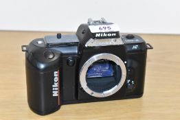 A Nikon F401 camera body
