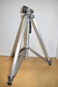 A Velbon camera tripod