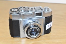 A Zeiss Ikon Contina II camera with a Novicar 1:2,8 45mm lens