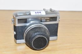 A Carl Zeiss Jena Werramat camera with Tessar 1:2,8 50mm lens