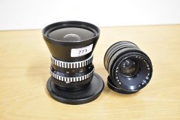 A Carl Zeiss Jena Flektogon 4/50 lens