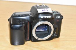 A Nikon F50 camera body