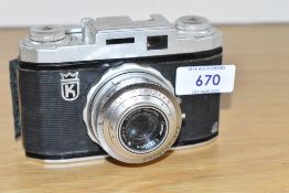 A Regula IP camera with Cassar 1:2,8 45mm lens in Prontor SVS shutter